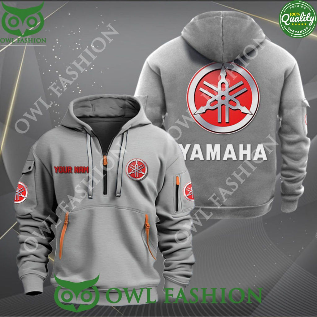 Yamaha Motor Personalized 2D Half Zipper Hoodie