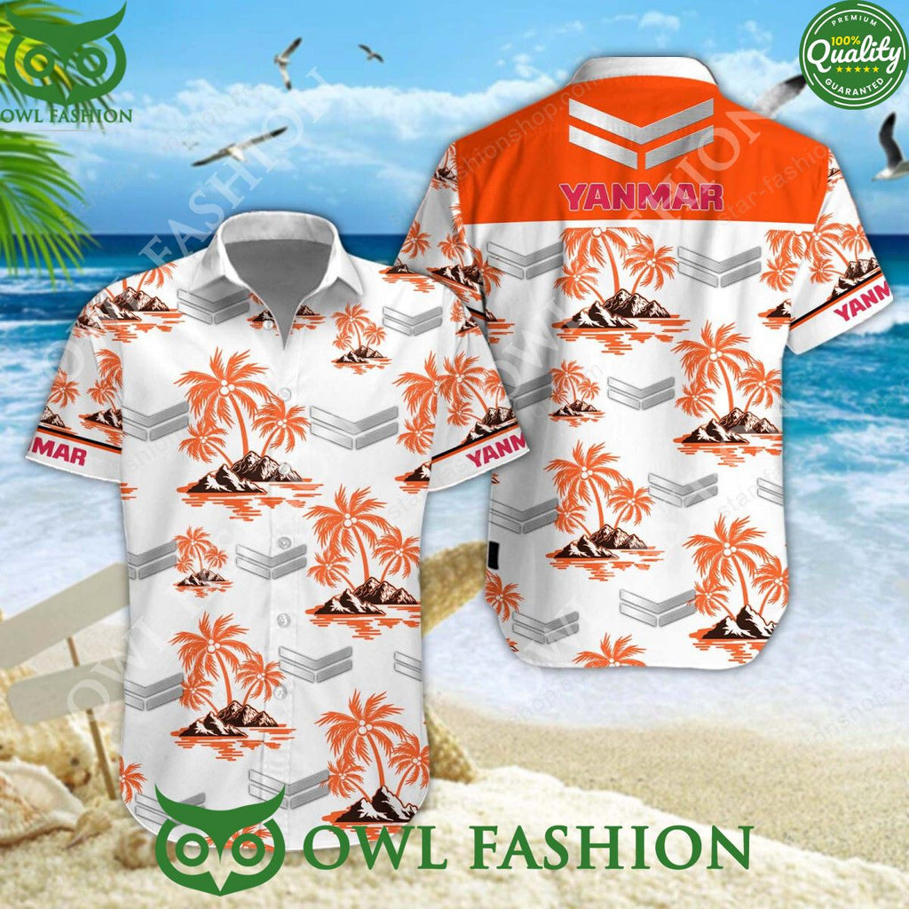 Yanmar Diesel Tractor Brand Hawaiian Shirt and Short