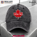 Yeah No Canadian Maple Leaf Hat