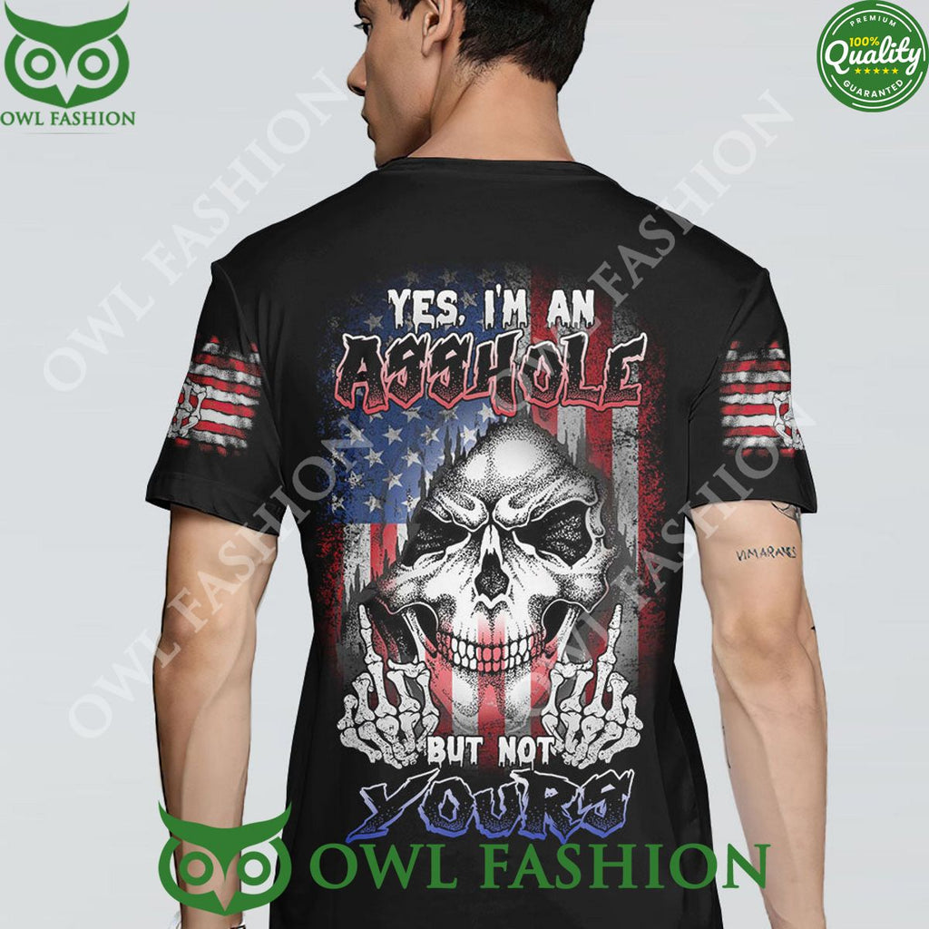 Yes I Am A B Yes I’M An A Couple Skull 3D Hoodie Tshirt