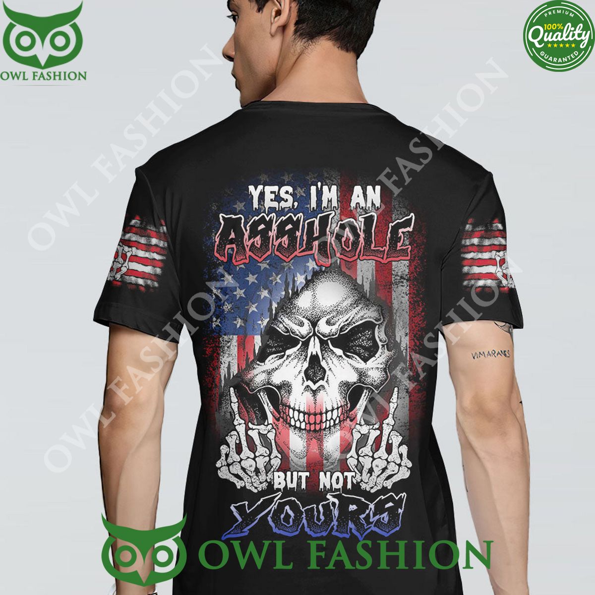Yes I Am A B Yes I’M An A Couple Skull 3D Hoodie Tshirt