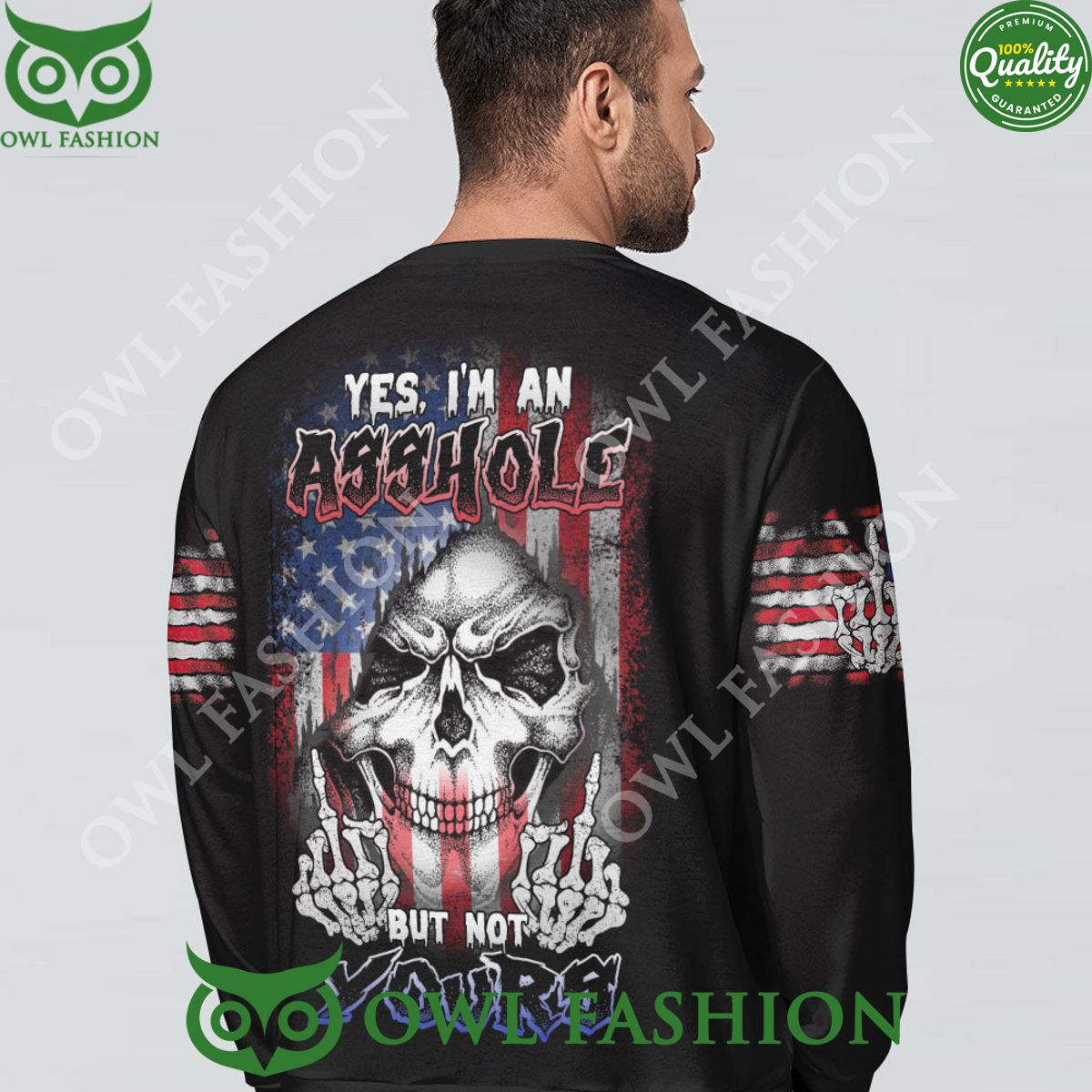 Yes I Am A B Yes I’M An A Couple Skull 3D Hoodie Tshirt