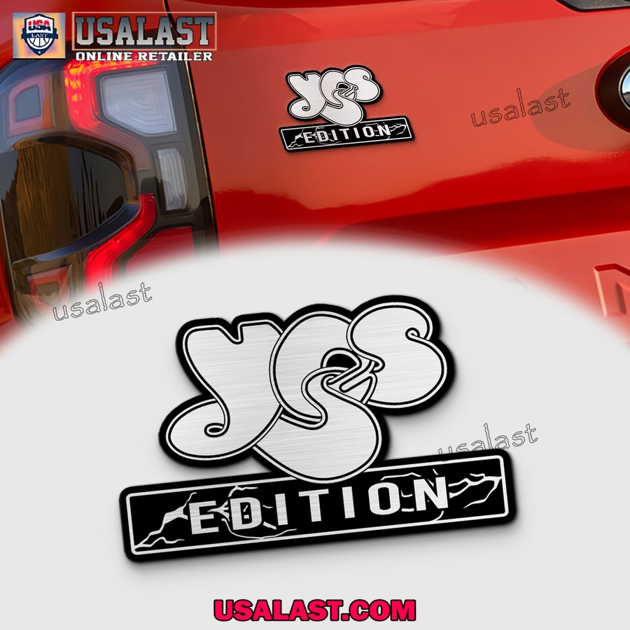 YES Rock Band Edition 3D Engraved Car Emblem