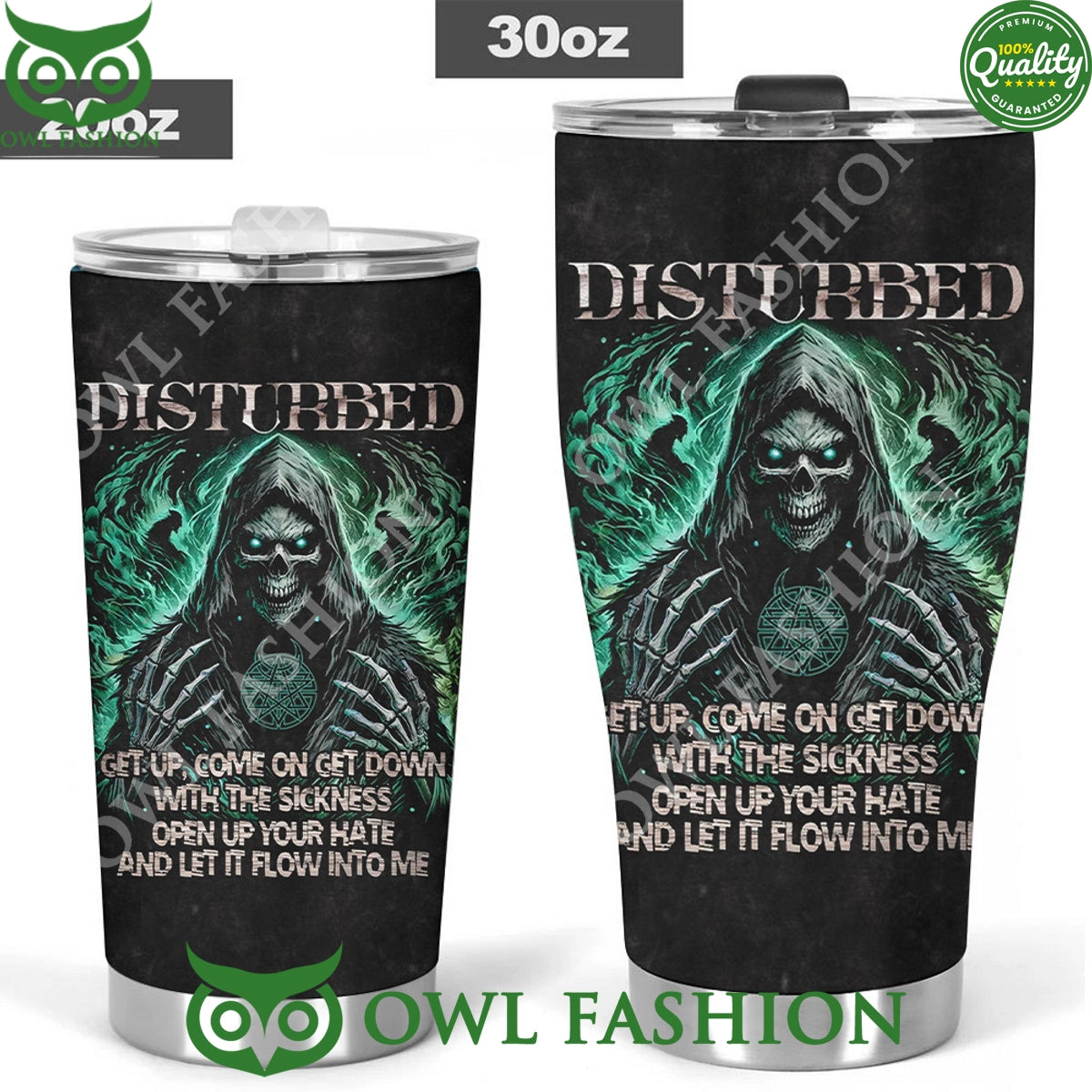 Disturbed The Sickness 25th Anniversary Tour Tumbler Cup