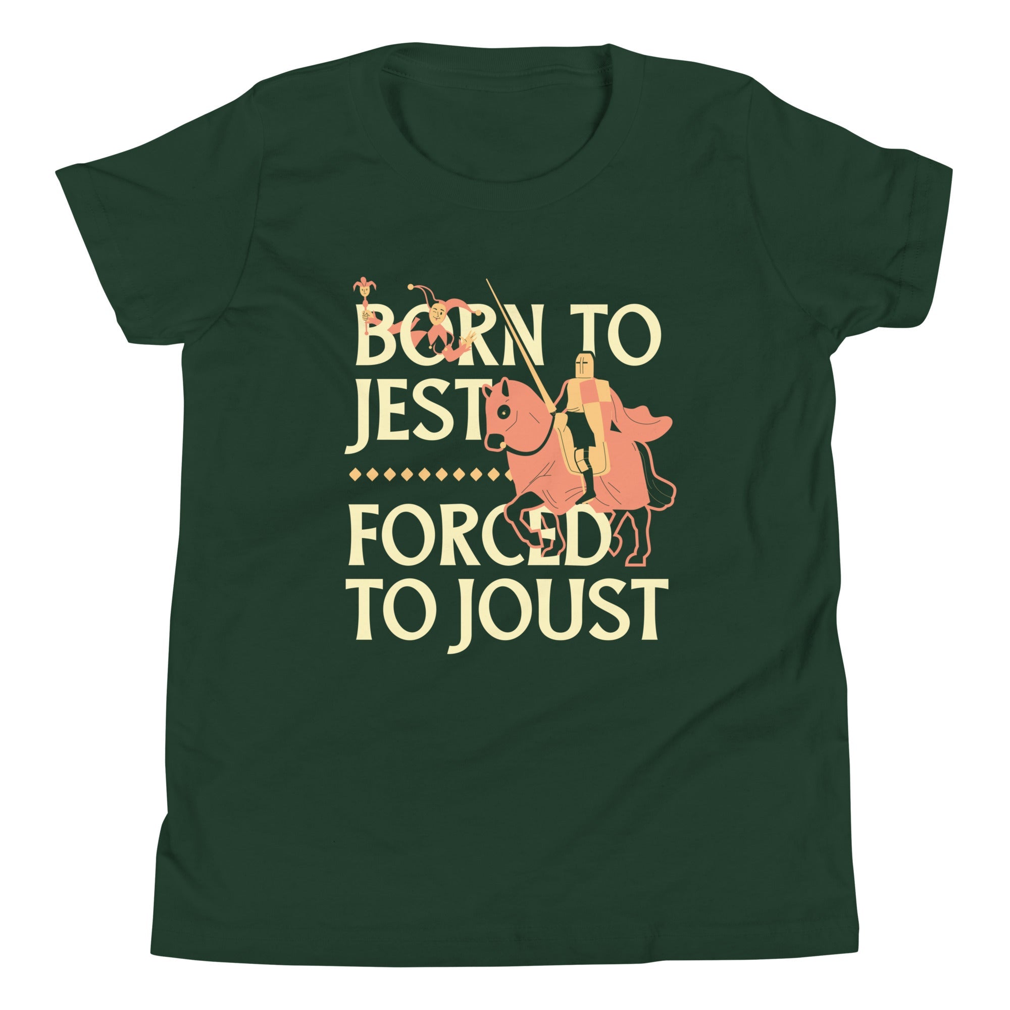 Born To Jest Forced To Joust Kid's Youth Tee
