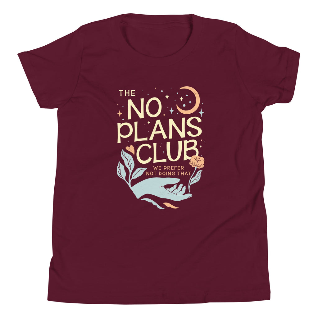 No Plans Club Kid's Youth Tee