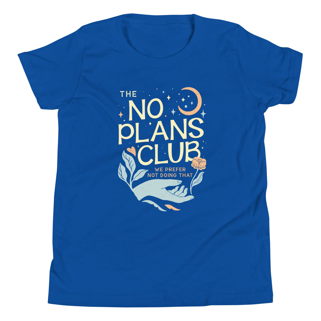 No Plans Club Kid's Youth Tee