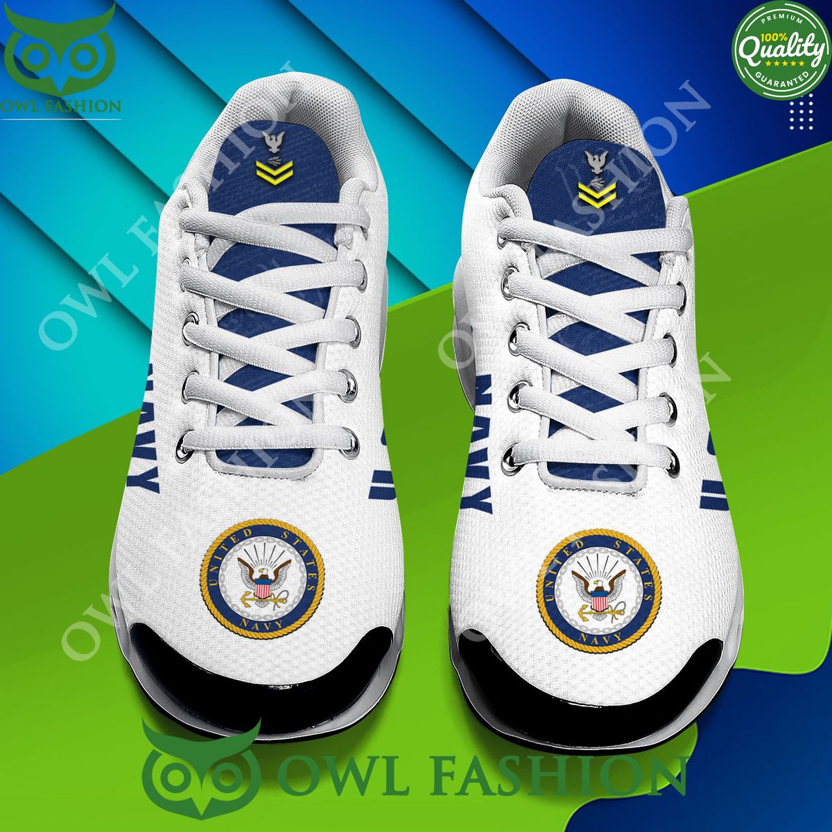 Personalized US Navy Veteran Popeye the Sailor Air max shoes