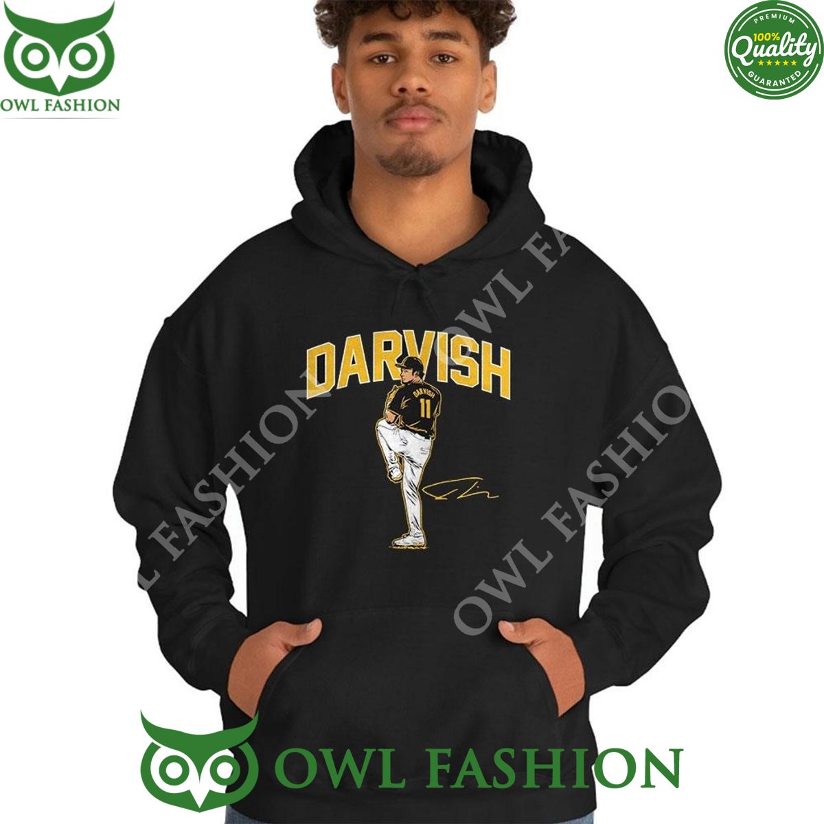 Yu Darvish San Diego Padres Ace Pose Signature 2024 Tshirt Hoodie