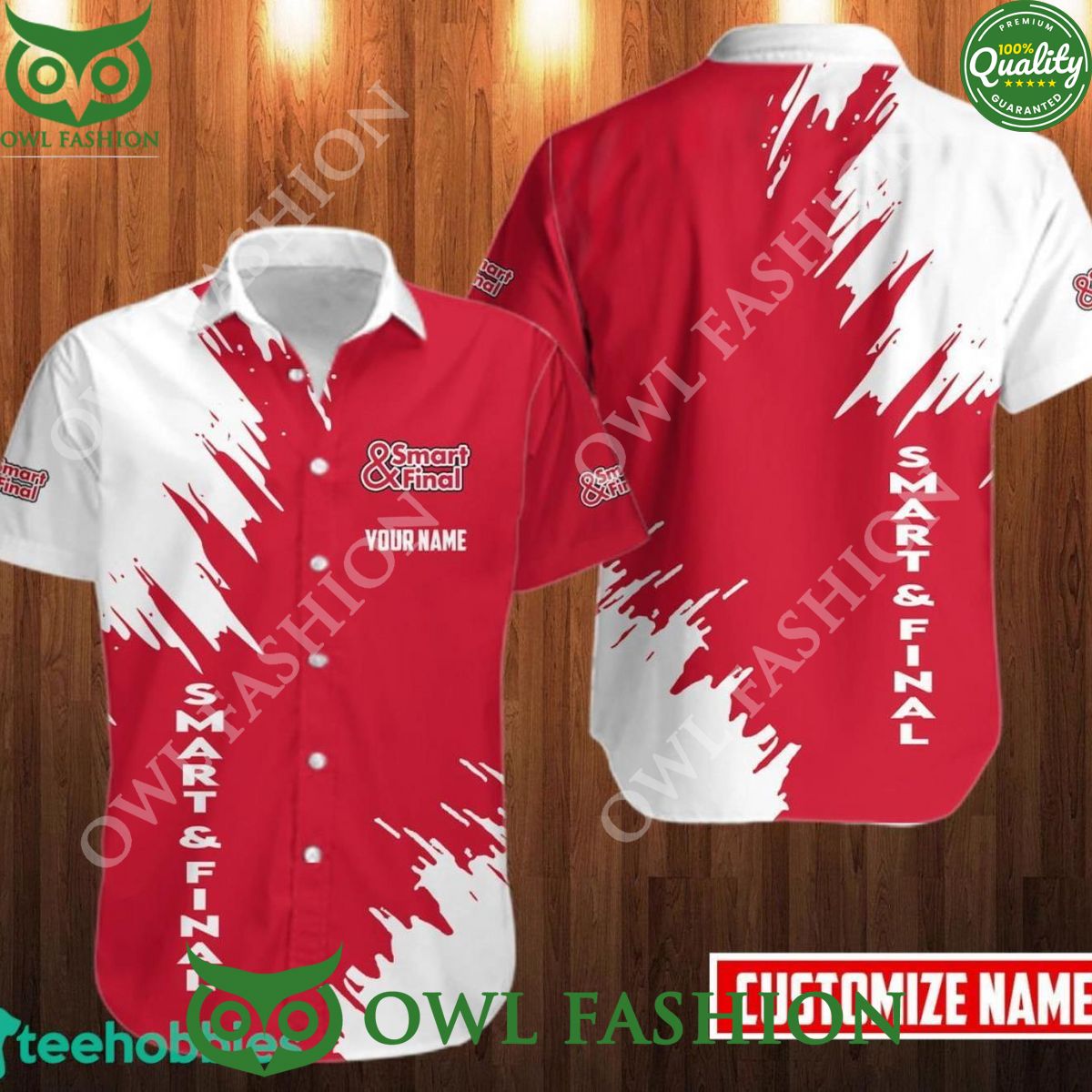 Smart and Final Grocery Shopping Lover Custom Hawaiian Shirt