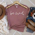 z Be Kind Soft Graphic Tee Hoodie, Sweatshirt | RetroVerseTees.com