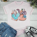 z3 Hearts Easter Graphic Tee Hoodie, Sweatshirt | RetroVerseTees.com