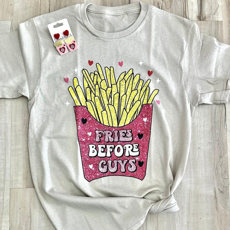 zFries Before Guys Graphic Tee Hoodie, Sweatshirt | RetroVerseTees.com