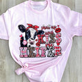 zKiss Me Heifer Graphic Tee Hoodie, Sweatshirt | RetroVerseTees.com