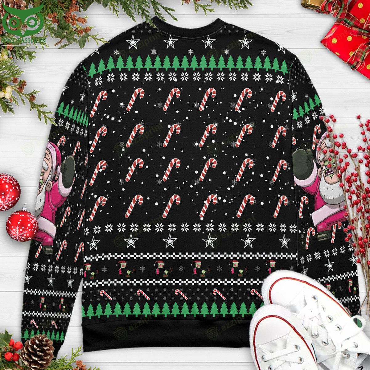 Zim Stole Christmas Invader Zim Sweater